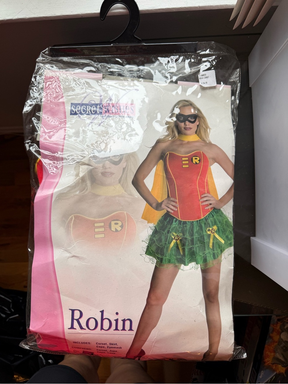 Womenβs Robin Costume - Red, Green & Yellow